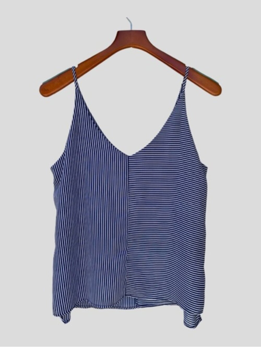 BP. Nordstrom Mixed Stripe Camisole V-Neck Tank Top Size M